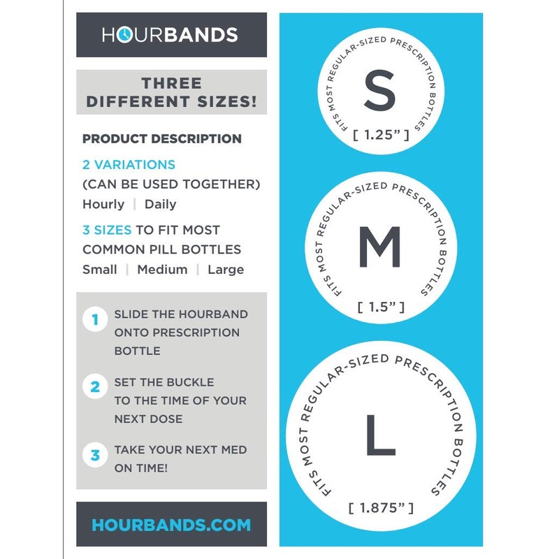Daily Medication Reminder by Hourbands (Small)