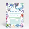 Hip Hip Hooray Under the Sea Themed Birthday Party Invitations