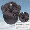 PESAAT Thick Men Knit Visor Winter Warm Adult Earflap Beanie