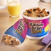 Kellogg's Raisin Bran Crunch Breakfast Cereal Cups, Fiber Cereal, Made