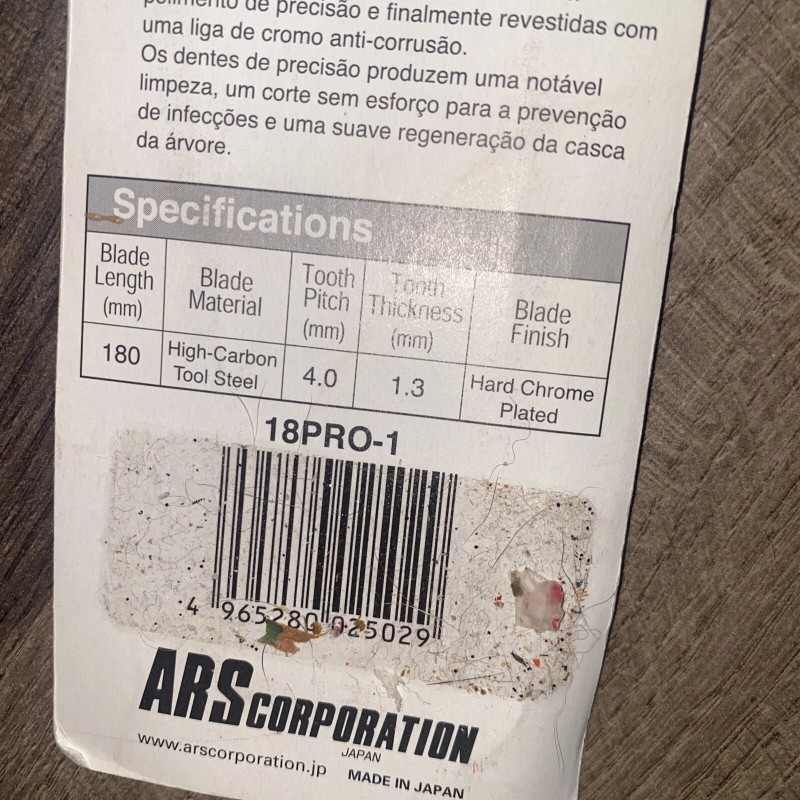 ARS Saw for Pruning Raw Trees Spare or New Razor