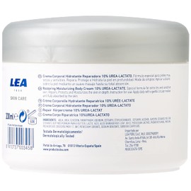 Lea Unisex Lea Skin Care Cream Corporal Urea Play Muy Seca 200 ml K Body Cream, Black, EU, black, 200 ml