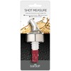 BarCraft KCBCSHOT 25ml Spirit Measure and Bottle Pourer, Black, 9.5