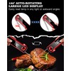 2025 Meat Thermometer Digital, ±0.5°F Accuracy Instant Read Thermometer180° Rotating