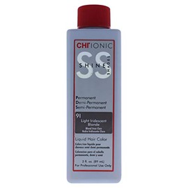 CHI Ionic Shine Shades Liquid Hair Color for Unisex, 91 Light Iridescent Blonde, 3 Ounce