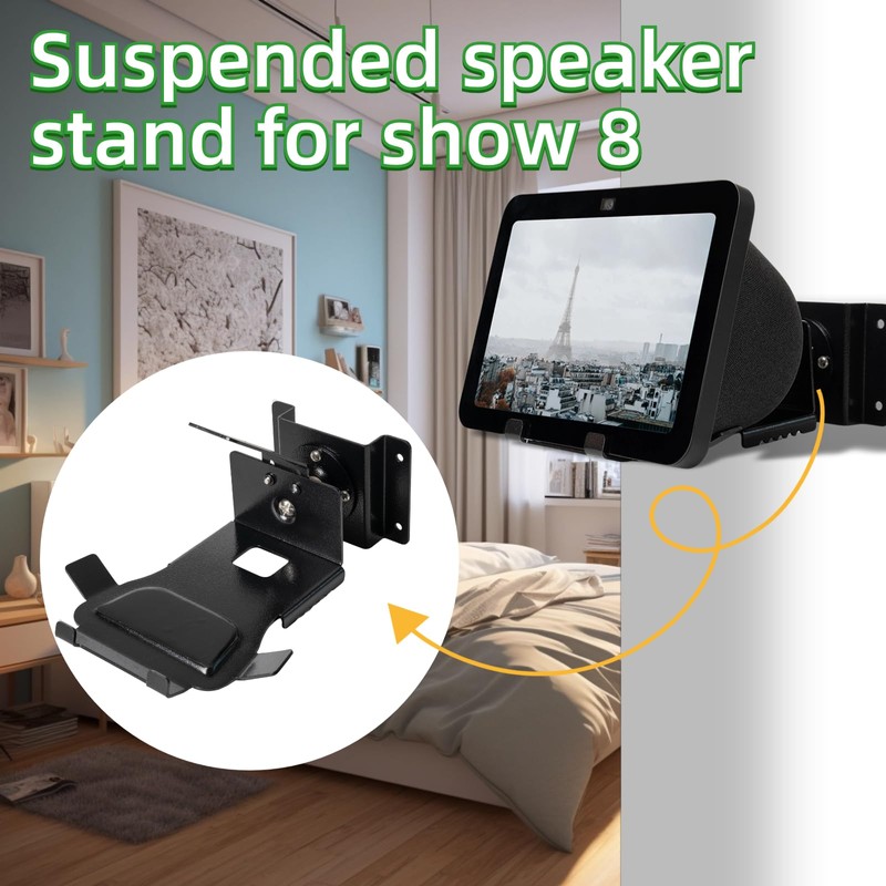 shinar Metal Wall Mount only for Echo Show 8(3rd Generation)