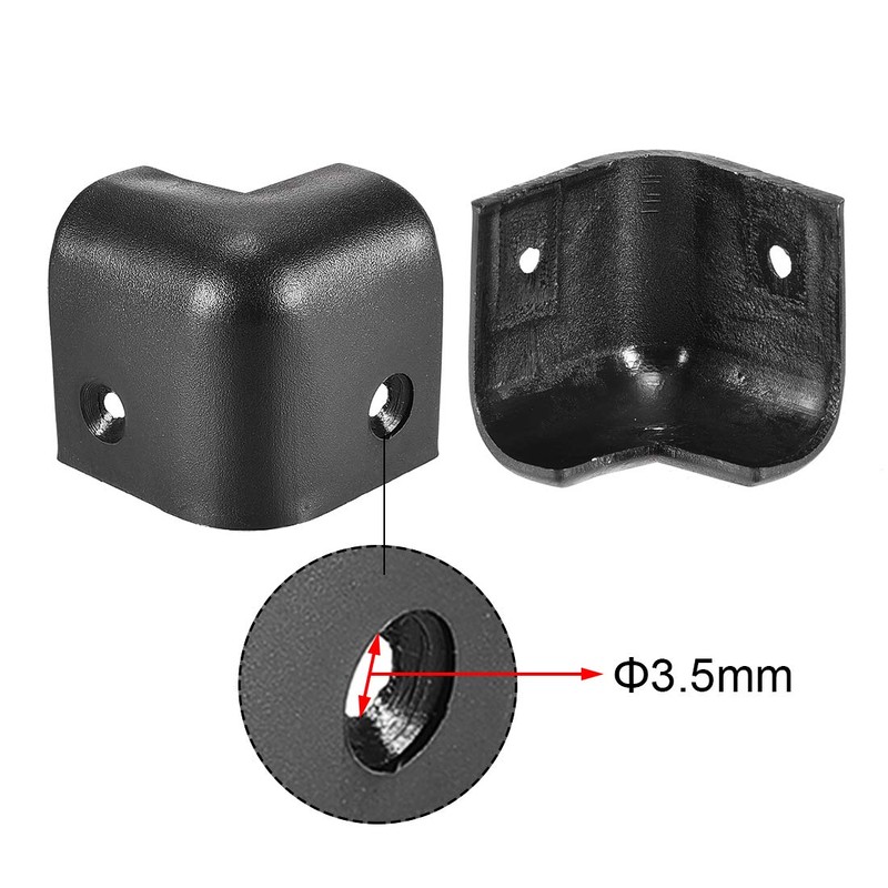 sourcing map Pack of 8 Speaker Corner Protectors Cabinet Corner