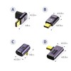Reliable Japanese Corporation USB-C Male to Female Converter Adapter, USB4,