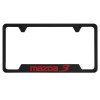MVP Black License Plate Frame for Mazda3, Mazda 3