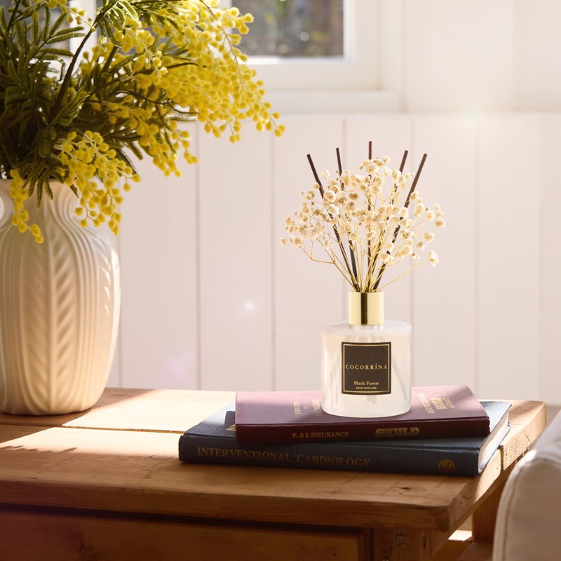 Cocorrína Reed Diffuser Sets, 6.7 fl oz. Black Forest Diffuser