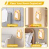 CRAKTH Bamboo Wipes Dispenser Wall Mount, Wipe Box Holder for