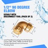 Sharkbite 1/5,1 cm Codo (2) u248lfa acoplamiento 2 unidades y