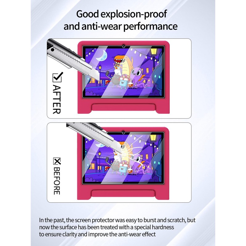 UYRUREL Screen Protector for Maxsignage K109A-B Android Tablet 10 Inch