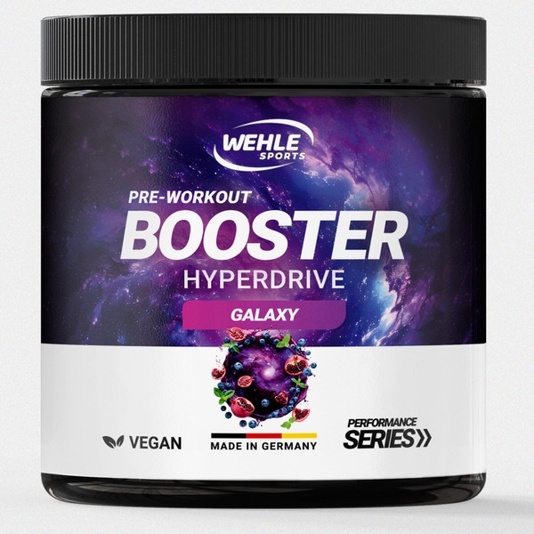 Wehle Preworkout Trainingsbooster (40 Portionen) Hyperdrive Galaxy unglaublich lecker Trainingsbooster