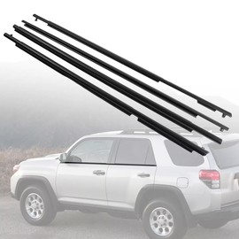 Dxuekeo Weather Stripping Window Molding Trim Seal Compatible with Toyota 4Runner 2010-2021 Weather Strip Sweep Felt Trim Seal Kit Replace# 75712-35011 75711-35011 75721-35011 75722-35011