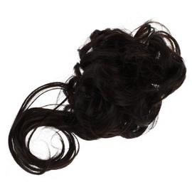 PACKOVE Messy Bun Hairpiece for Women 1 Piece Long Tousled Chignon Hair Extension Natural Looking Synthetic Hair Scrunchie for Daily Use
