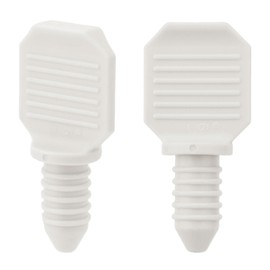 lasuroa 2pcs Washer Drain Hose Caps, Plastic Washer Drain Assembly Plugs 5006ER3009A 5006EN3015A AGF76163711 Replacement Parts for LG Washing Machine (Gray)