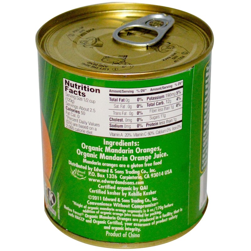 Native Forest Oranges, Mandarin, 10.75 oz