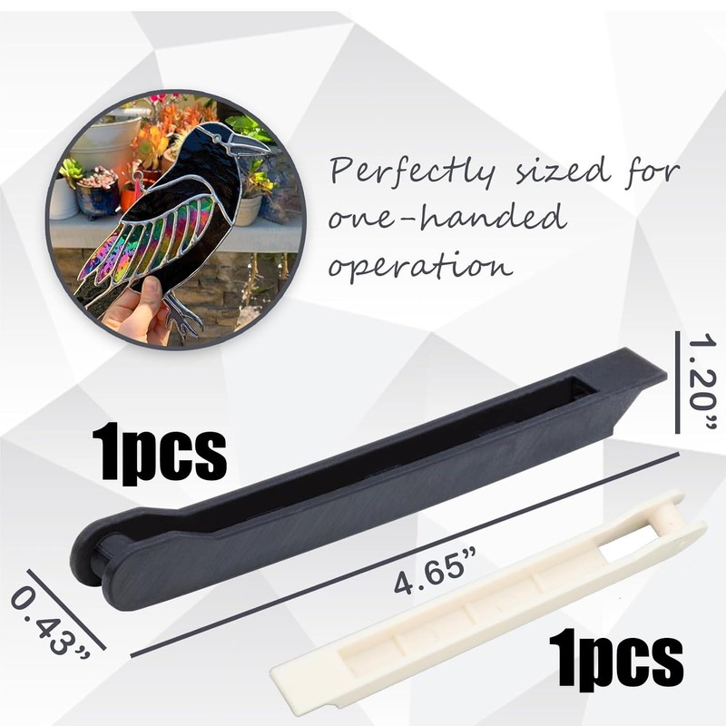 2Pcs Stained Glass Foiling Tool Kit, Copper Foiling Supplies with