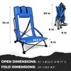 High Back Low Profile Beach Chairs 2 Pack - Extra