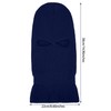 Geyoga Children's Knitted Balaclava with 2 Holes, Winter Knitted Ski