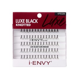 Kiss I Envy Luxe Black Medium Lashes Black