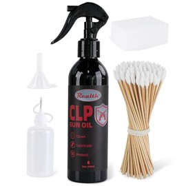 Gun Cleaning Lube Mini Kit - 240ml Cleaning Oil & Lubricant with Needle Oiler, Non-Toxic, Fast-Drying, Anti-Rust Formula for Pistol, Rifle, Shotgun & Firearm Maintenance