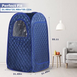 TaTalife Single Person Sauna, Portable Steam Sauna Full Body, Newly Upgraded Large Space Sauna, Quick-Folding Sauna Spa Tent