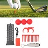 6 in 1 Golf Accessory Bag PU Leather with Tees