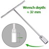 AERZETIX - C69071 - T-shaped socket wrench 17 x 300