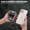 SEMORID Slim Aluminum Card Holder Wallet for Men, Durable Expandable
