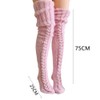 Springcmy Womens Girls Winter Cable Knit Over Knee Socks Thigh