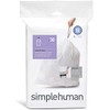 simplehuman Code B Drawstring Trash Bags, 6 Liter / 1.6