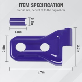 RT-TCZ Door Hinge Cover Trim for Jeep,Front Door Rear Door Hinges Exterior Decoration Accessories for Jeep Wrangler JLU 4-Door & Gladiator JT 2018-2024,8Pack (Purple)