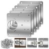 6 Pcs Cabinet Door Hinge Repair Plates, Cabinet Hinge Repair