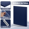Teling 12 Pack Punchless Clamp Binder Folder 8.5 x 11