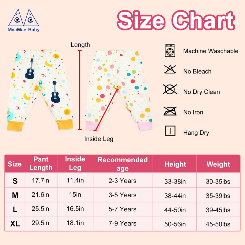 MOEMOE BABY Waterproof Diaper Pants for Potty Training 2 Packs