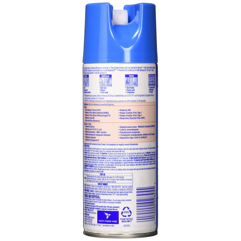 Lysol Surface Disinfectant Liquid 12.5 oz. Can Spring Waterfall Scent