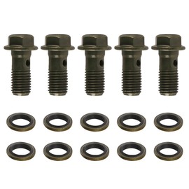 Laroal Motorcycle Brake Bolts for Brake Caliper Master Cylinder M10 1.25mm Durable Brake Caliper Bolts for Motorcycle Brake System