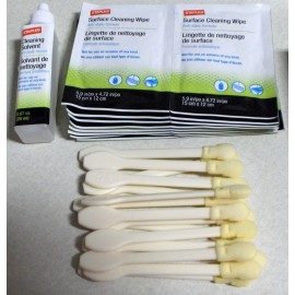 Staples Mouse & Keyboard Cleaning Kit (Staples #18247) 16 wipes 16 Swabs & Solvent