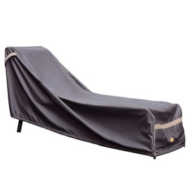 Garden Balsam Patio Chaise Lounge Cover Waterproof, Heavy Duty Outdoor Lounge Chair Covers, Dark Grey Durable Patio Furniture Covers, 2Pack,78" L*34" W*30" H