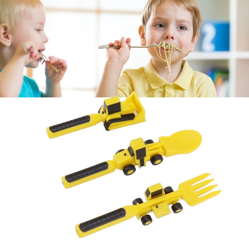 Juego de Construcción para Comer con Tenedor y Cuchara de