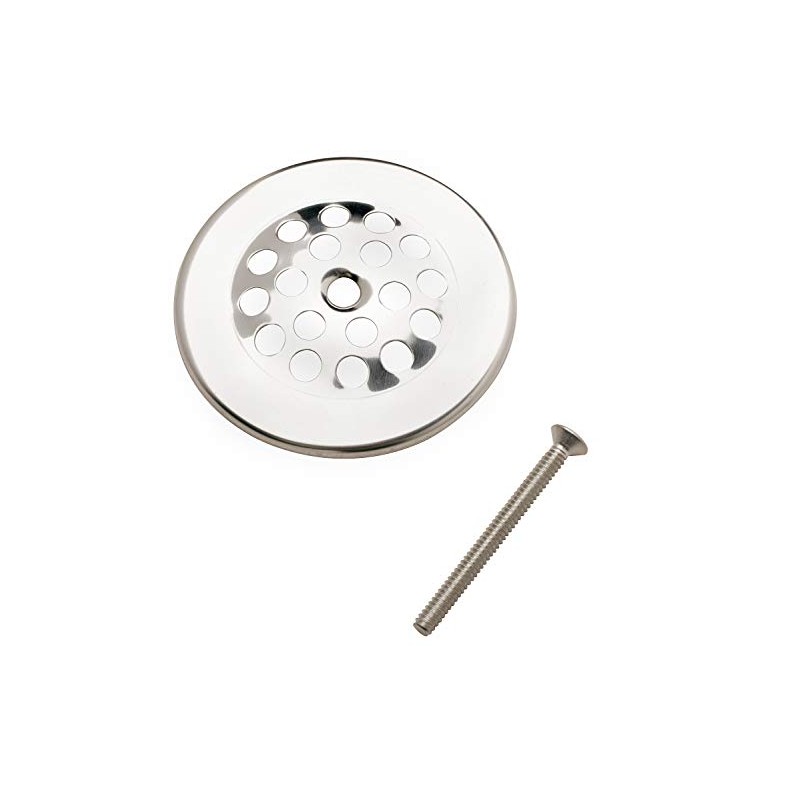 Plumb Pak PP826-64 Bathtub Dome Grid Strainer with Screw, 3",