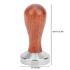 51mm Stainless Steel Coffee Tamper Wooden Handle Coffee Powder Hammer