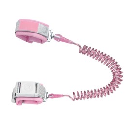 Toddler Leash, Easy to Use Anti-Lost Wrist Strip, Additional Safety for Family Travel (Pink)