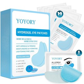 YOYORY Under Eye Patches Masks - for Dark Circles,Puffy Eyes, Wrinkles, Eye Bags,Fine Lines,Treatment with Hyaluronic Acid and Collagen, Hydrating and Moisturizing (30 Pcs)