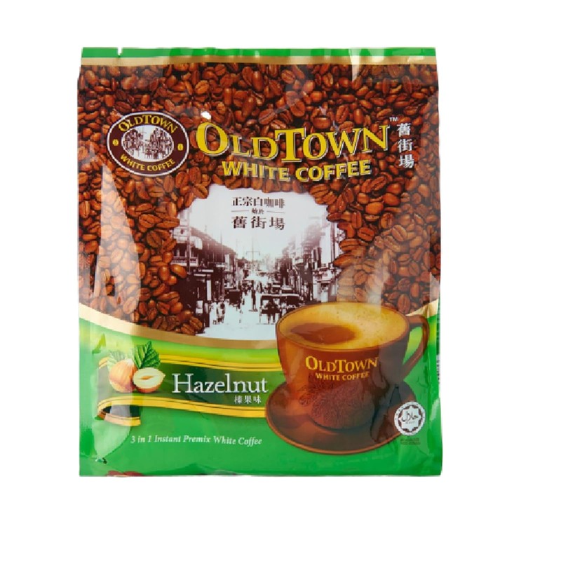 (4 Pack - Classic) Old Town White Coffee,3 in1 Hazelnut