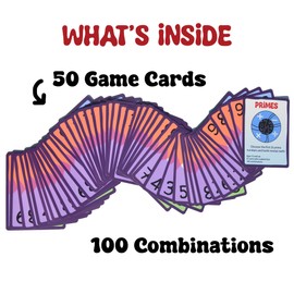 PRIMES – Fun and Portable Math Card Game | 1st Prize by Museum of Math | Build Mental Math for Kids and Adults | Ages 10-127