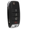 KEYALL 1 Pack 4 Buttons Remote Control Car Key Fob