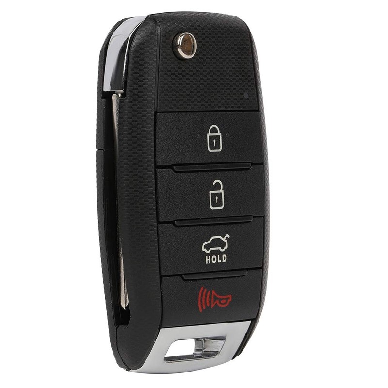 KEYALL 1 Pack 4 Buttons Remote Control Car Key Fob